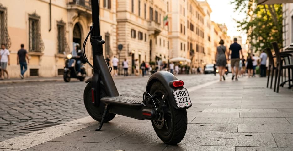Targa Monopattino Elettrico 2026: Obbligo