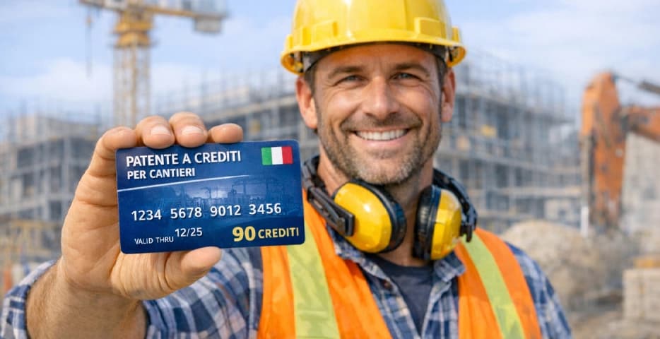 Patente a Crediti Cantieri 2026: Obblighi