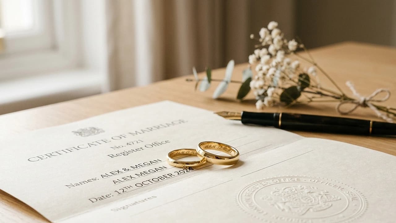 Fedi nuziali e atto di matrimonio concordatario da trascrivere nei registri dello stato civile